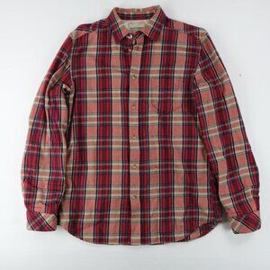 Men's Diesel Button-Up Flannel Shirt Plaid Sz XL Premium Cotton Flannel Shirt